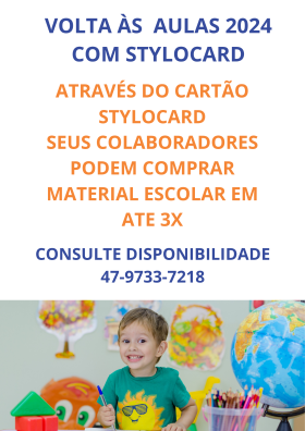 VOLTA ÁS AULAS 2024 COM STYLOCARD