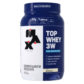 Whey top 3w 900g - R$136,90