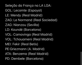 Seleção Francesa La Liga