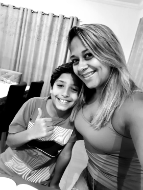 Mãe Fernanda Filho Arthur 5B
