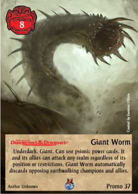 Promo 37 Giant Worm