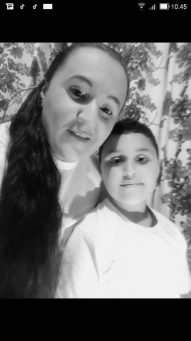 Mãe Lidiane Filho Lucas 1B