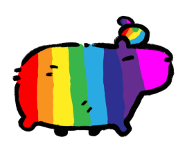 Capy colorida