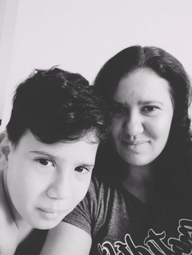 Mãe Gleice Filho Luiz 4B