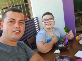 André e seu filho