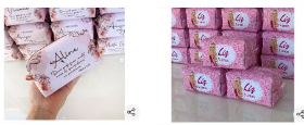 Necessaire personalizada 13x8x7cm - R$11,00 na compra de 12 unids