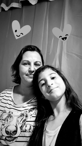 Mãe Raquel Filha Rafaela 5C