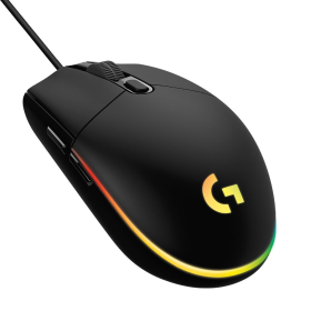 Mouse Gamer Logitech G203 RGB 8000Dpi 6 Botoes Preto