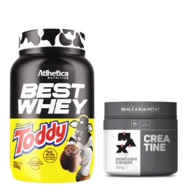 Best Whey TODDY + Creatina max 300g - R$209,90