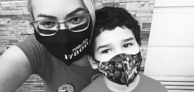 Mãe Barbara Filho Pedro Leonardo 3C