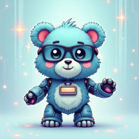 Flux_Dev_Create_for_me_an_adorable_teddy_bear_mascot_thats_bot_3