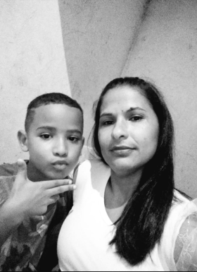 Mãe Edna Filho Matheus 1B
