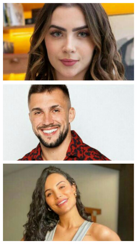 JADE PICON, ARTHUR PICOLI, ALINE MINEIRO 