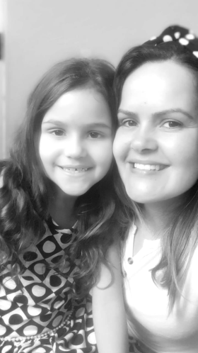 Mãe Keli Filha Isabelly 2D