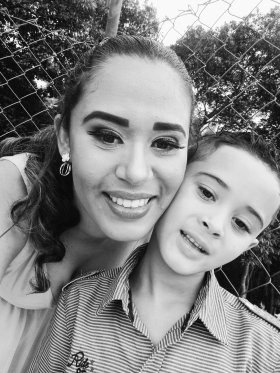 Mãe Graziela Filho PEdro 1A