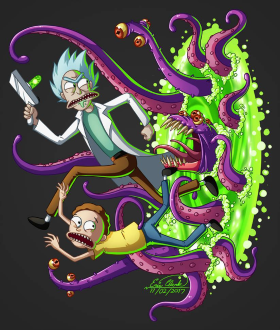 Rick and Morty - Portal Problem by Sawuinhaff on DeviantArt