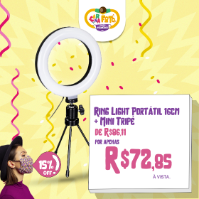 Ring Light Portatil 16cm