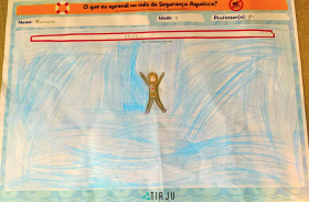 Mariana, 9 anos - Em: "Star Lie"