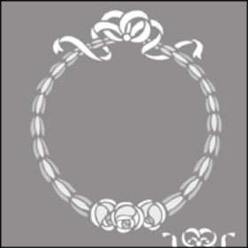Gustavian stencil