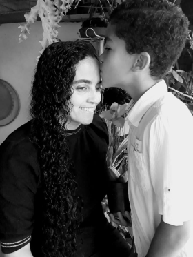 Mãe Marinete Filho Isaque 5A