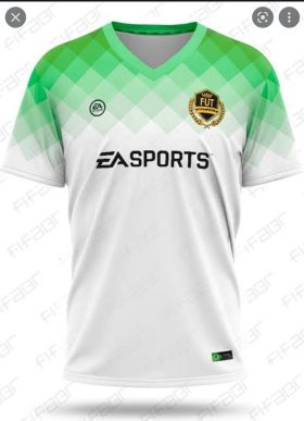 Verde com branco fut