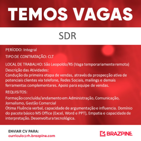 vaga sdr