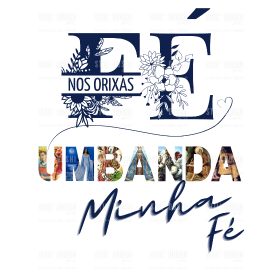 Camiseta Fé nos Orixás e Umbanda (Post para Instagram (Quadrado))