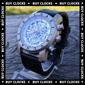 BVLGARI CINZA COURO 2