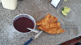 Açaí com peixe