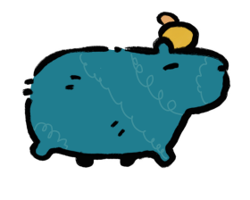 Capy linhas azul claro