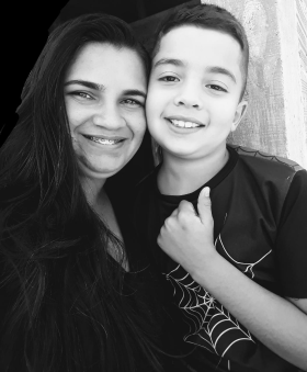 Mãe Andrelina Filho Lucas Vitor 4A