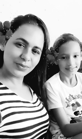 Mãe Geane Filha Beatriz dos Santos 5D