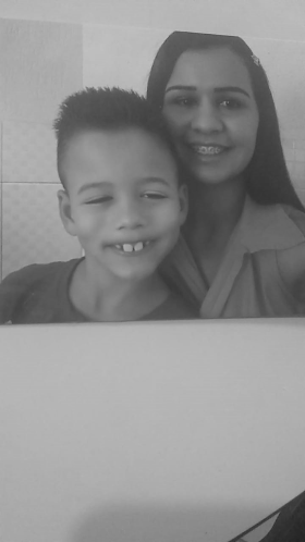 Mãe Tamires Filho Guilherme 3D