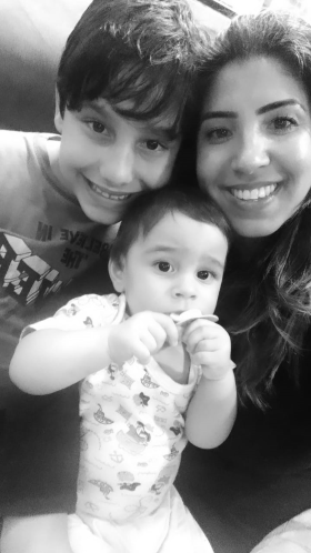 Mãe Thamirys Filho Isaac 3D