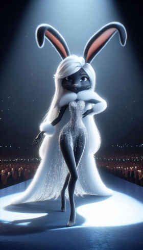 Coelhinha PopStar 