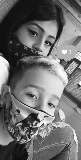 Mãe Paloma Filho Kauan 1A