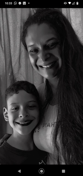 Mãe Rosa Maria filho Pedro 4D