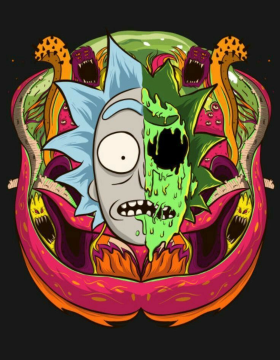 Rick Morty and Fans 🎉