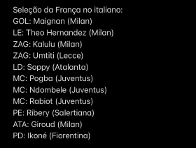 Seleção francesa série A