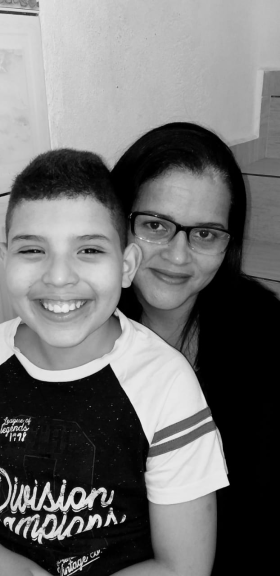 Mãe Ediene Filho Gabriel Sousa 4A
