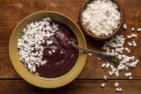 Açaí com tapioca