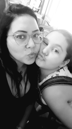 Mãe Tatiane Filha Manuela 2D