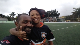 Wellington e seu filho
