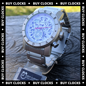 BVLGARI PRATA FULL METAL BRANCO
