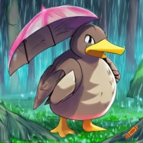 craiyon_141008_pok_mon_farfetch_d_as_a_templar_knight_in_the_rain