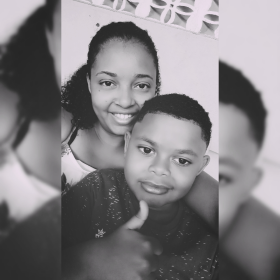 Mãe Leidiane Filho Ryan 2A