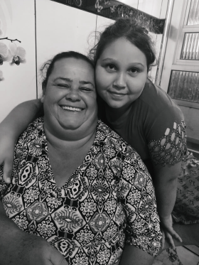 Mãe Lucimara Filha Maria Eduarda 5E
