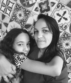 Mãe Cristiane Filha Keily 5E