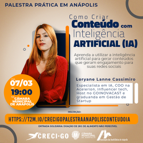 20240220 Como Criar Conteúdo com Inteligência Artificial loryane ANÁPOLIS FEED EMKT