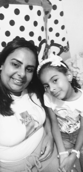 Mãe Dayana Filha Kethelyn 2A